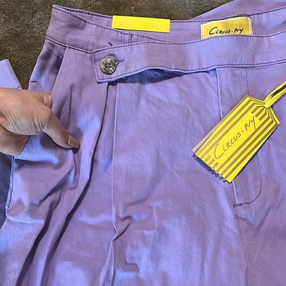 Circus NY Wide Leg Pants Purple Plus Size 32 NEW - Picture 4 of 7